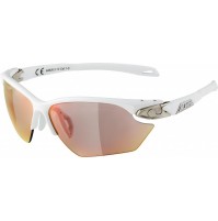 ALPINA Cyklistické okuliare TWIST FIVE HR S QVM+ bielo-strieborno matné 