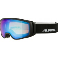 ALPINA Lyžiarske okuliare DOULBE JACK black matt Q-LITE blue