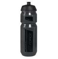 FORCE fľaša STRIPE 0,75 l, transparentná tmavo šedá
