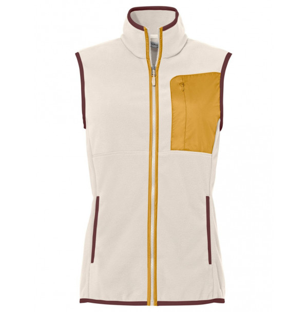 Vaude funkčná vesta  Rosemoor Fleece, dámska, ecru