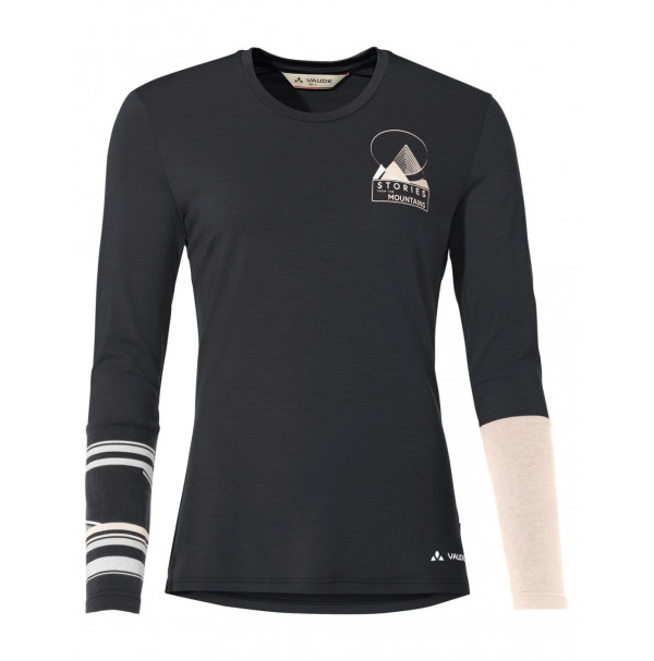 Vaude termo triko Monviso Merino, dámske, black 