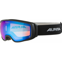Lyžiarske okuliare Alpina DOUBLE JACK PLANET Q Lite čierne