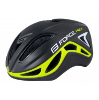 FORCE prilba REX, čierno-fluo