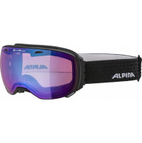 Lyžiarske okuliare Alpina BIG HORN QVM čierne matné, QVM blue sph