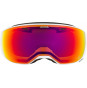 Lyžiarske okuliare Alpina ESTETICA HM bielo-fialové, Q-LITE rainbow
