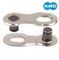 KMC Spájací článok na 9sp. reťaz - 2 ks na karte 9R Silver EPT, 1/2 x 11/128, 6,6mm