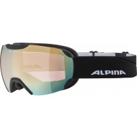 Lyžiarske okuliare Alpina Pheos QVM čierne matné, QVM gold sph
