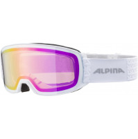 Lyžiarske okuliare Alpina NAKISKA biele Q-LITE pink