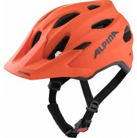 ALPINA Cyklistická prilba Carapax JR oranžová mat