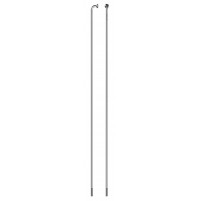 SAPIM špice RACE INOX 14mm polyax J-bend čierne 282mm-300mm + polyax Brass 14G 14mm čierne niple