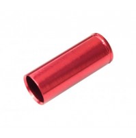 MAX1 Koncovka bowdenu CNC Alu, 5mm, utesnená červená - 100ks balenie 100 ks