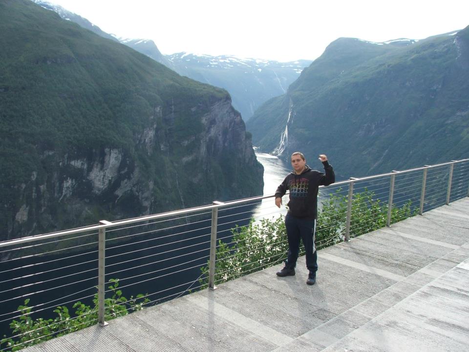Nórsky Geiranger fjord Nórsky Geiranger fjord